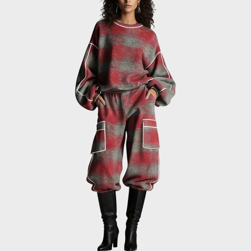 ESMÉE™ | Komfortables Jersey- und Hosen-Set für einen schmeichelhaften Look im Alltag und auf Reisen