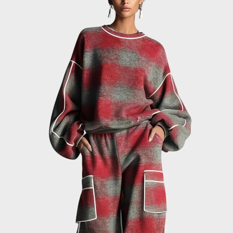 ESMÉE™ | Komfortables Jersey- und Hosen-Set für einen schmeichelhaften Look im Alltag und auf Reisen