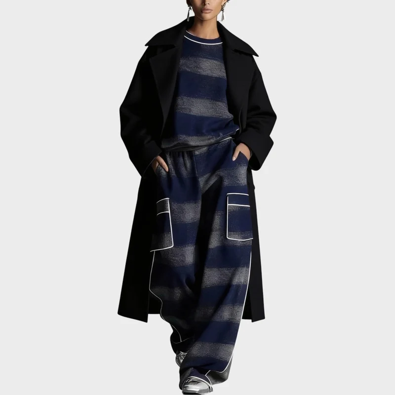ESMÉE™ | Komfortables Jersey- und Hosen-Set für einen schmeichelhaften Look im Alltag und auf Reisen