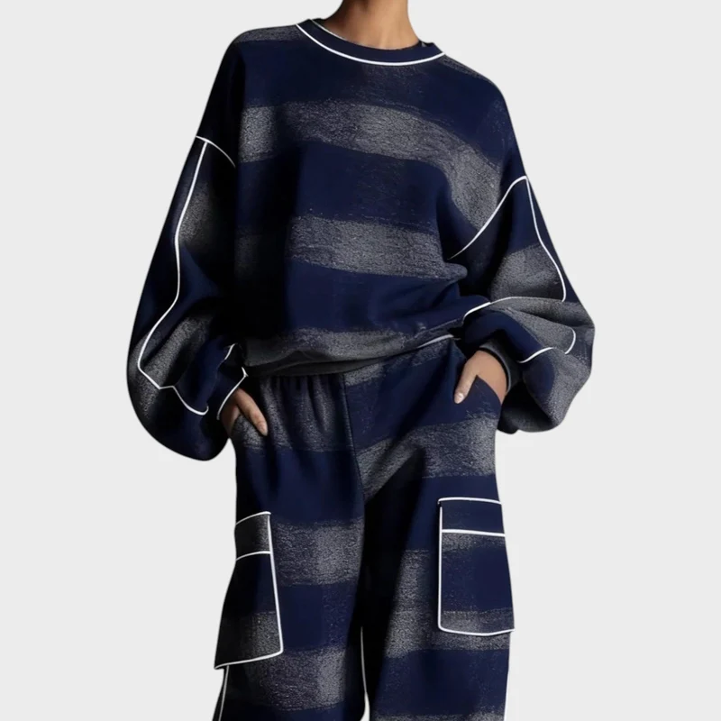 ESMÉE™ | Komfortables Jersey- und Hosen-Set für einen schmeichelhaften Look im Alltag und auf Reisen