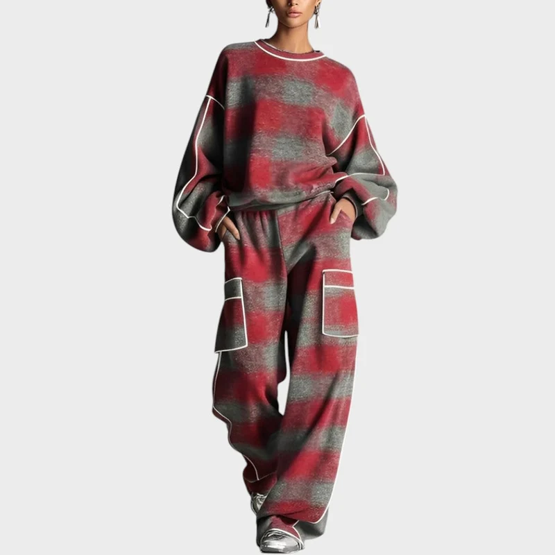 ESMÉE™ | Komfortables Jersey- und Hosen-Set für einen schmeichelhaften Look im Alltag und auf Reisen