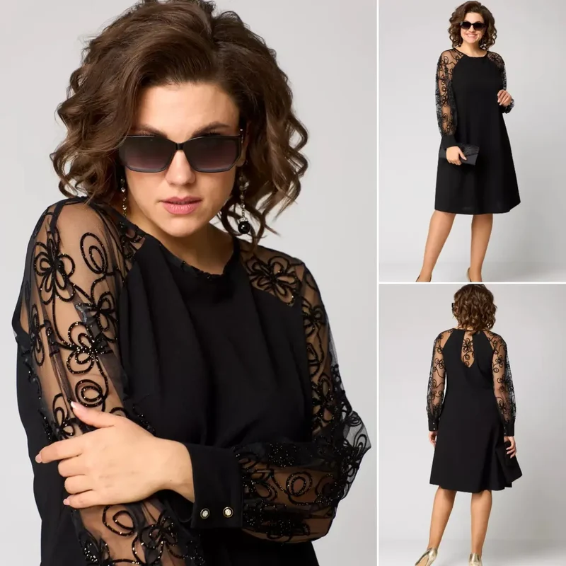 Regina | Elegantes Midi-Kleid für besondere Anlässe