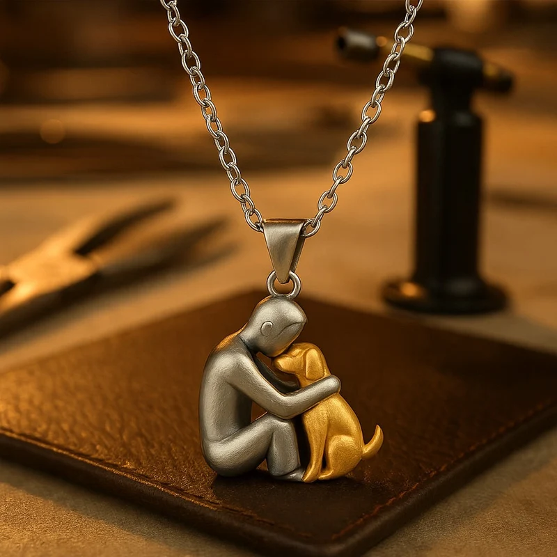 Halskette mit Hug-Hänger