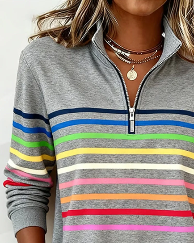 SANNE | Bequemer, farbenfroher Pullover für den täglichen Casual-Look