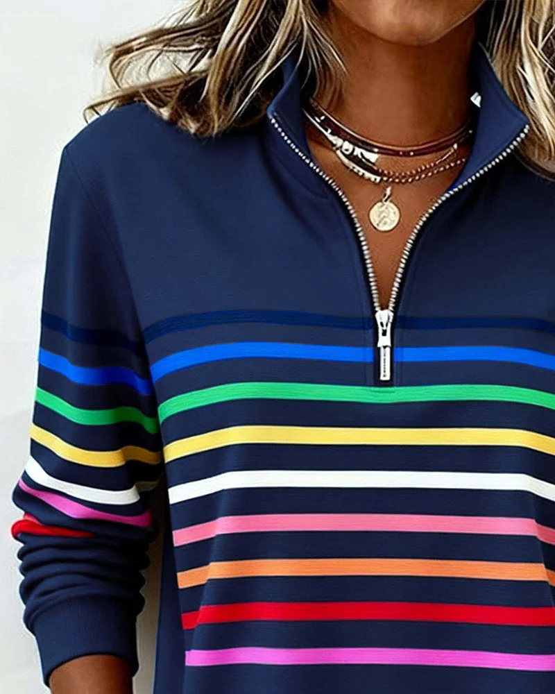 SANNE | Bequemer, farbenfroher Pullover für den täglichen Casual-Look