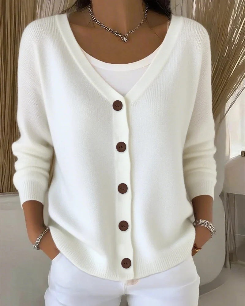 RAFFAELLA | V-Ausschnitt Pullover für eine schmeichelhafte Silhouette und täglichen Komfort