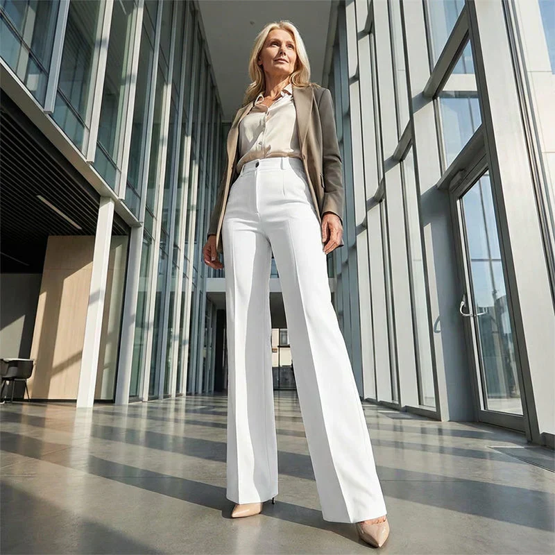 ELINORA | Stilvolle Hochtaillenhose mit figurfreundlichem Schnitt für Büro und besondere Anlässe