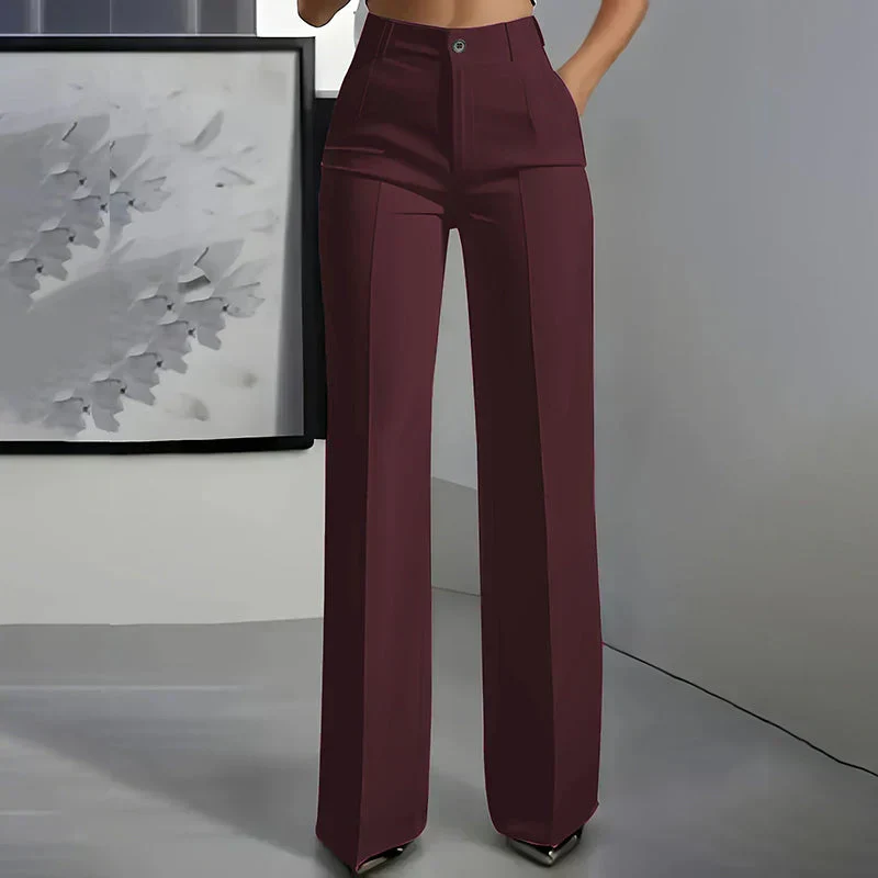 ELINORA | Stilvolle Hochtaillenhose mit figurfreundlichem Schnitt für Büro und besondere Anlässe