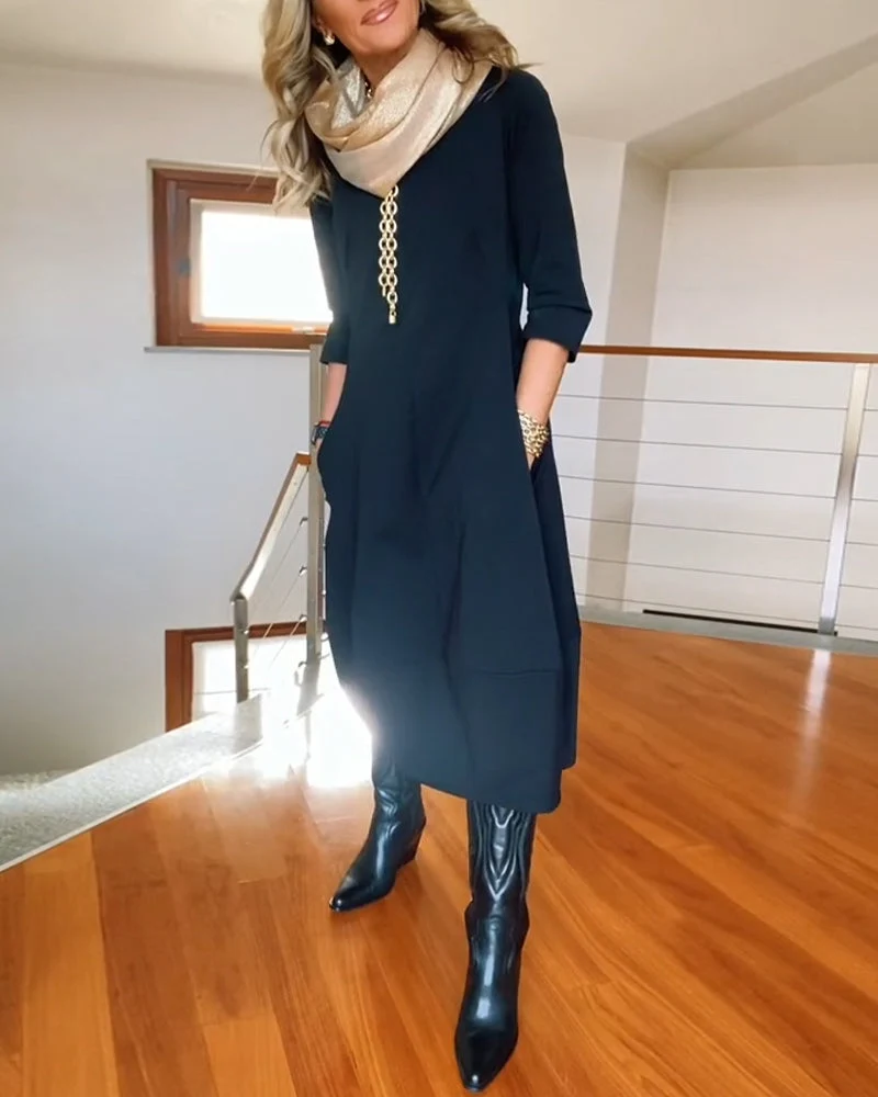 VALENTINA | Elegantes Maxikleid für eine schmeichelhafte Silhouette und täglichen Komfort