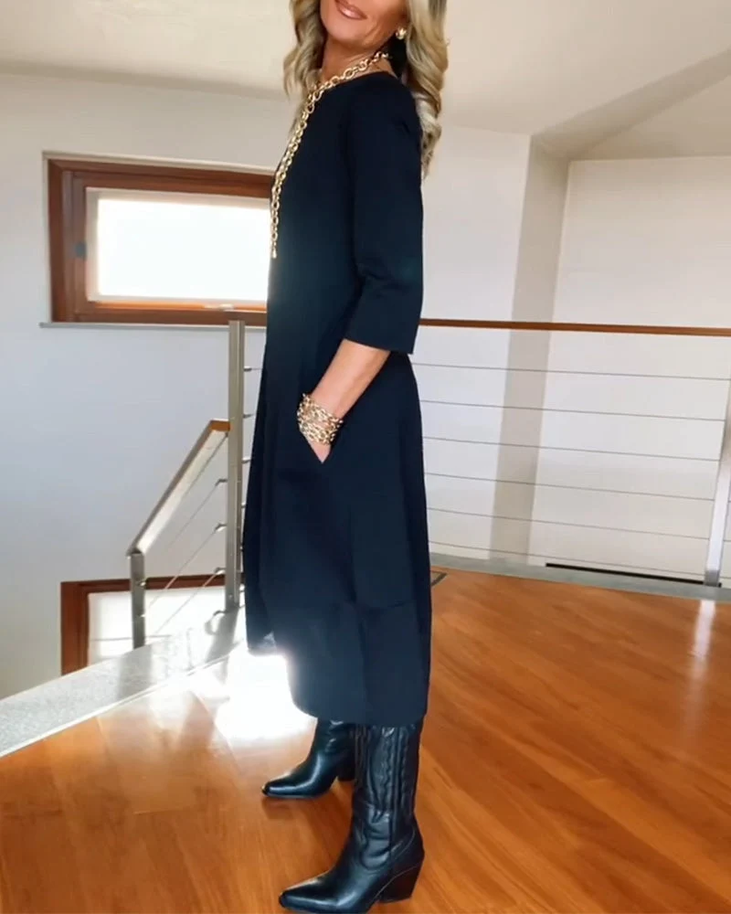 VALENTINA | Elegantes Maxikleid für eine schmeichelhafte Silhouette und täglichen Komfort