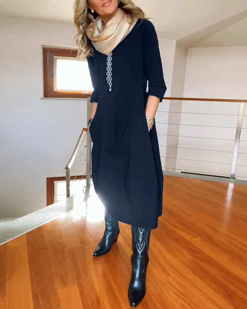 VALENTINA | Elegantes Maxikleid für eine schmeichelhafte Silhouette und täglichen Komfort