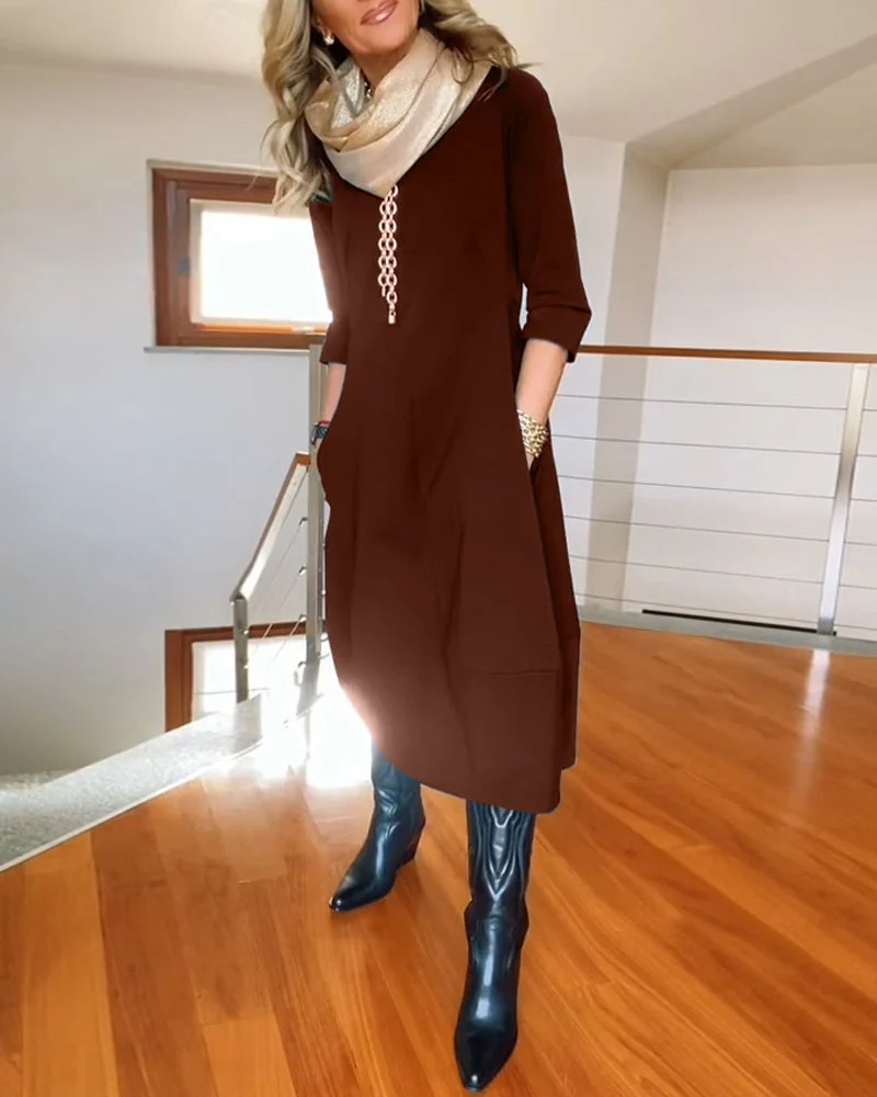 VALENTINA | Elegantes Maxikleid für eine schmeichelhafte Silhouette und täglichen Komfort