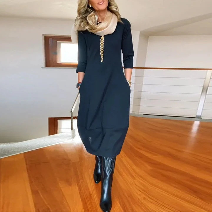 VALENTINA | Elegantes Maxikleid für eine schmeichelhafte Silhouette und täglichen Komfort
