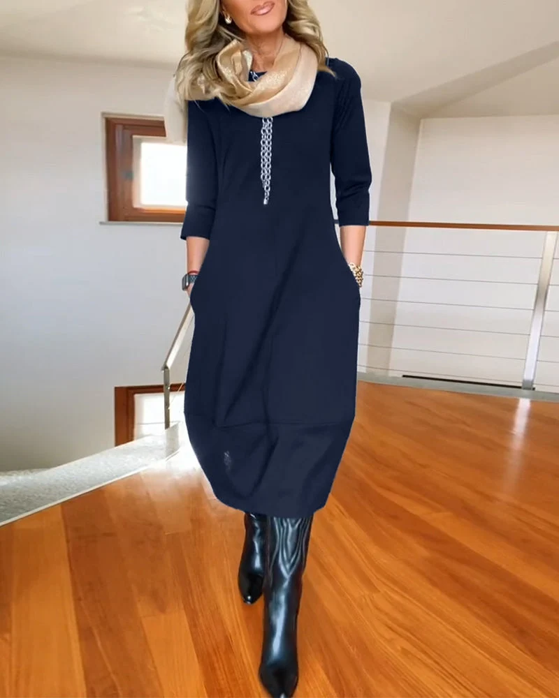 VALENTINA | Elegantes Maxikleid für eine schmeichelhafte Silhouette und täglichen Komfort