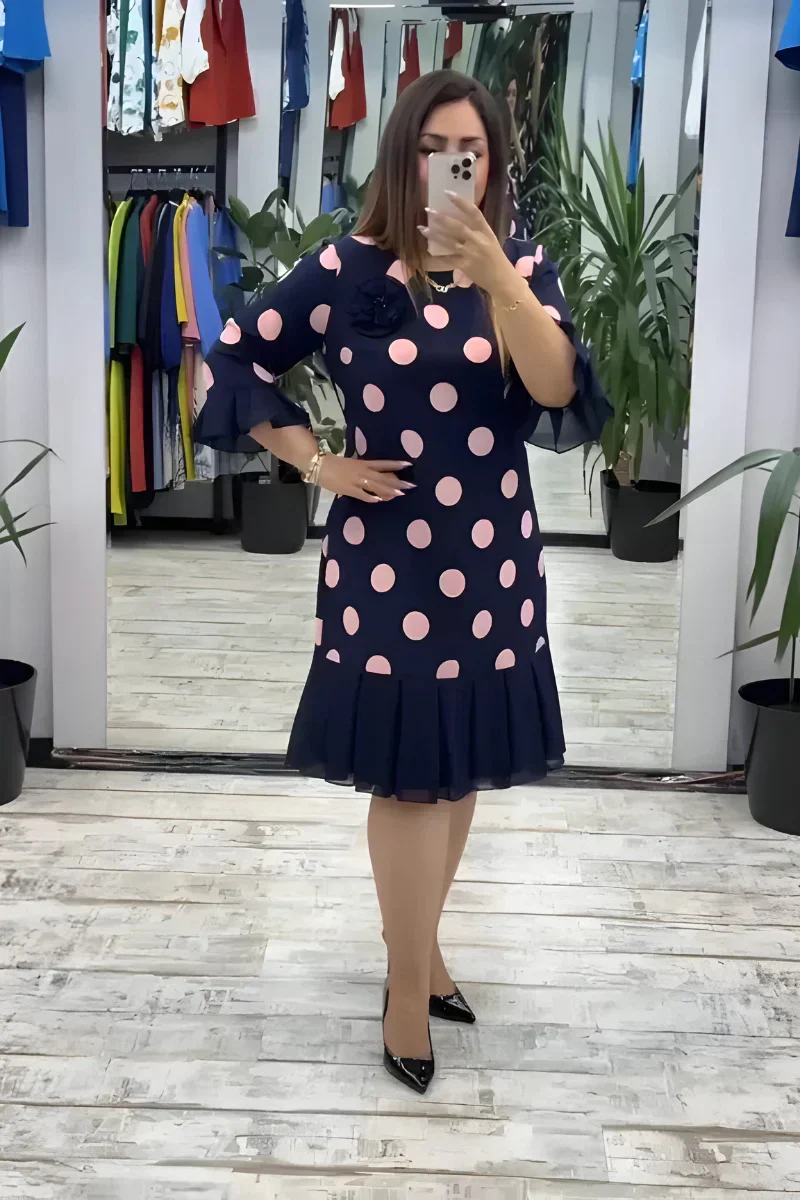 FLEUR™ | Elegantes Midi-Kleid mit figurschmeichelndem Schnitt und zeitloser Eleganz