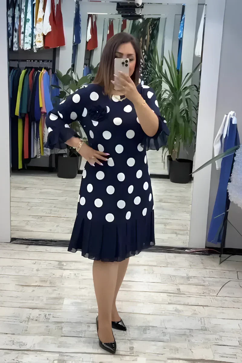 FLEUR™ | Elegantes Midi-Kleid mit figurschmeichelndem Schnitt und zeitloser Eleganz