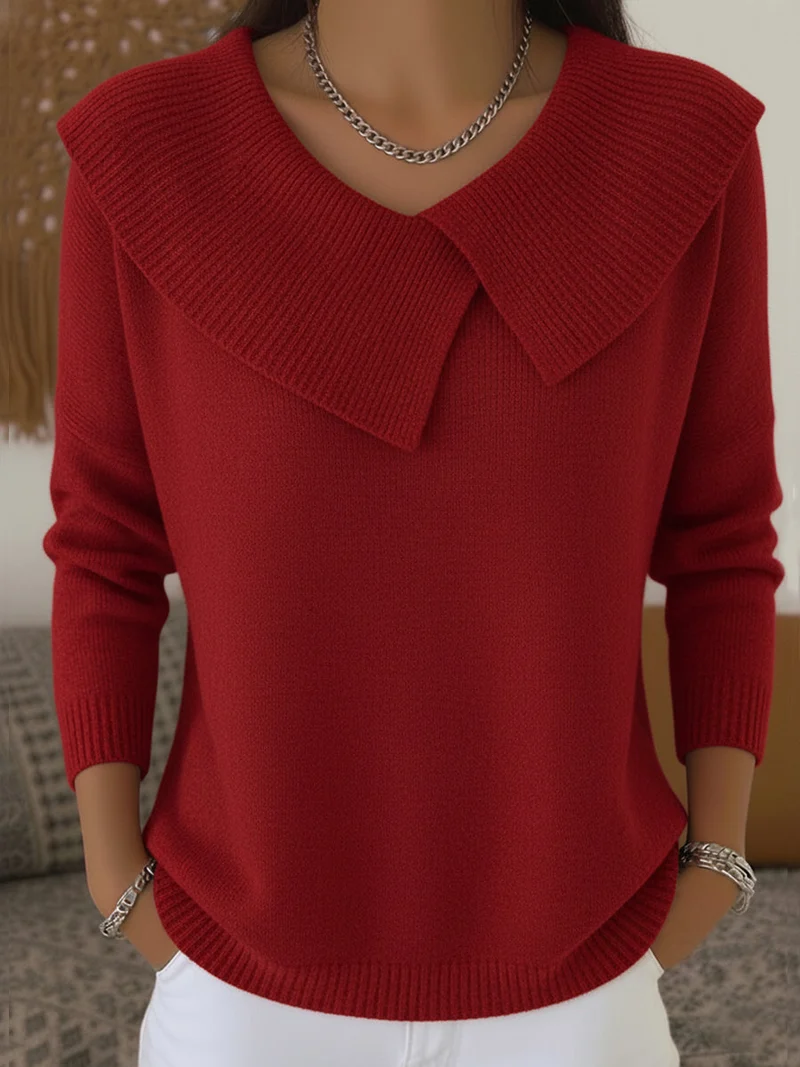Lucia | Gemütlicher Pullover mit Softem Kragen