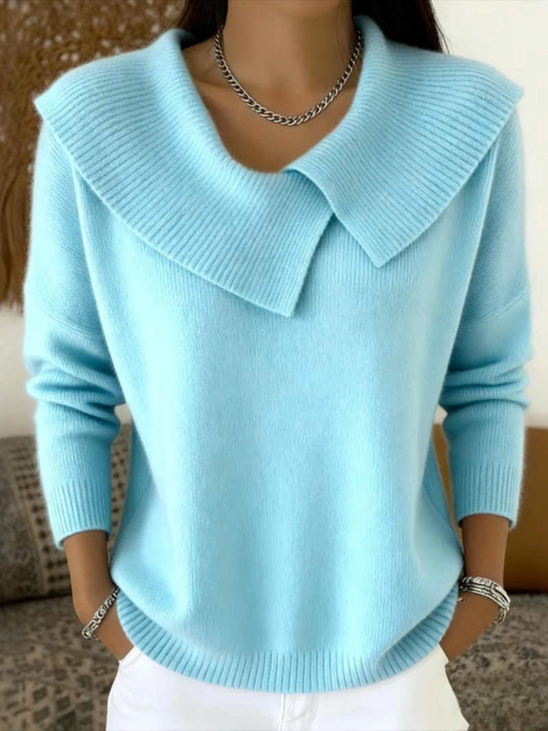 Lucia | Gemütlicher Pullover mit Softem Kragen