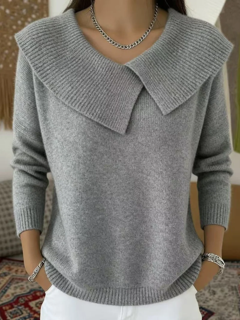 Lucia | Gemütlicher Pullover mit Softem Kragen