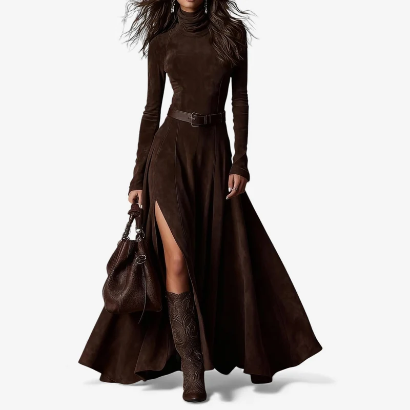 SANNE™ | Elegantes Maxikleid mit Taillierung und Fließendem Schnitt für Tag und Abend