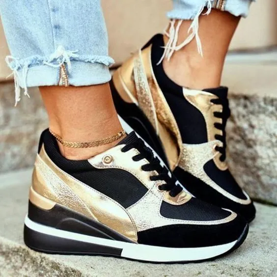 Clara – Orthopädischer Keilabsatz Sneaker
