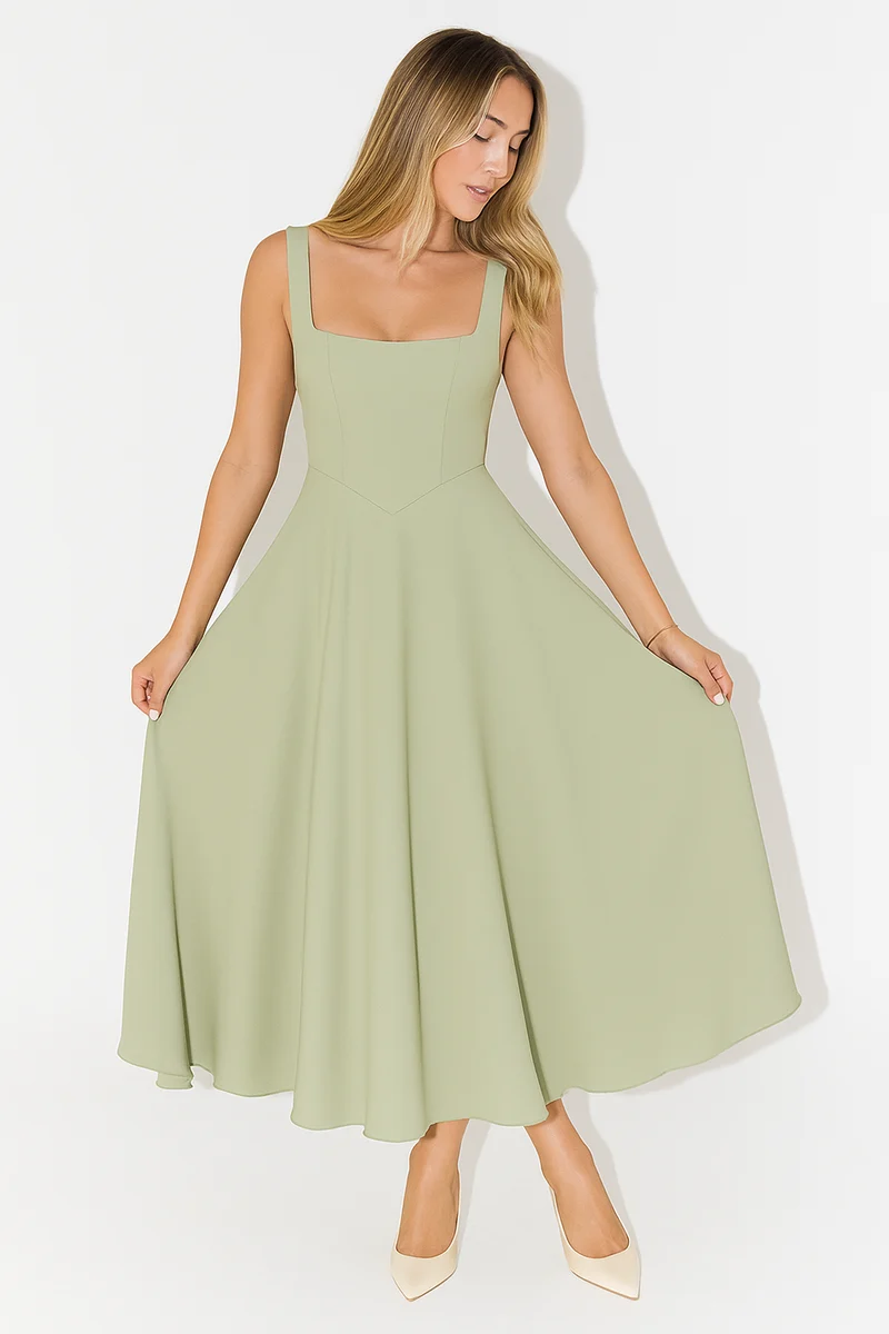 Helga – Elegantes A-Linien-Kleid für Damen