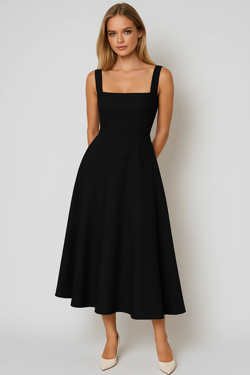 Helga – Elegantes A-Linien-Kleid für Damen