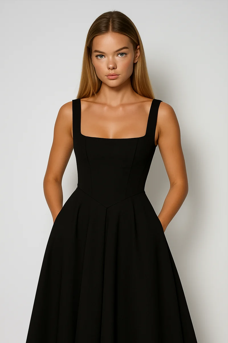 Helga – Elegantes A-Linien-Kleid für Damen