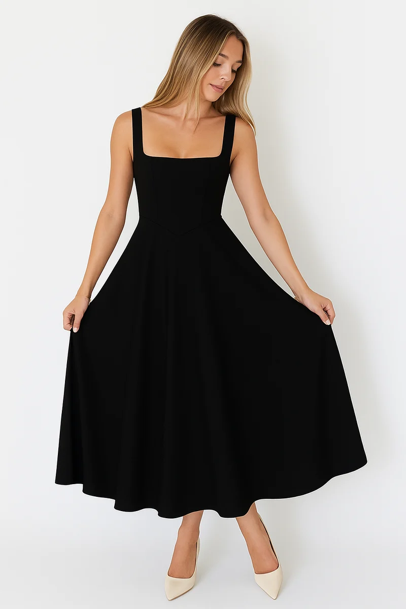 Helga – Elegantes A-Linien-Kleid für Damen