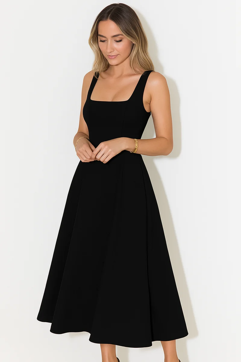 Helga – Elegantes A-Linien-Kleid für Damen