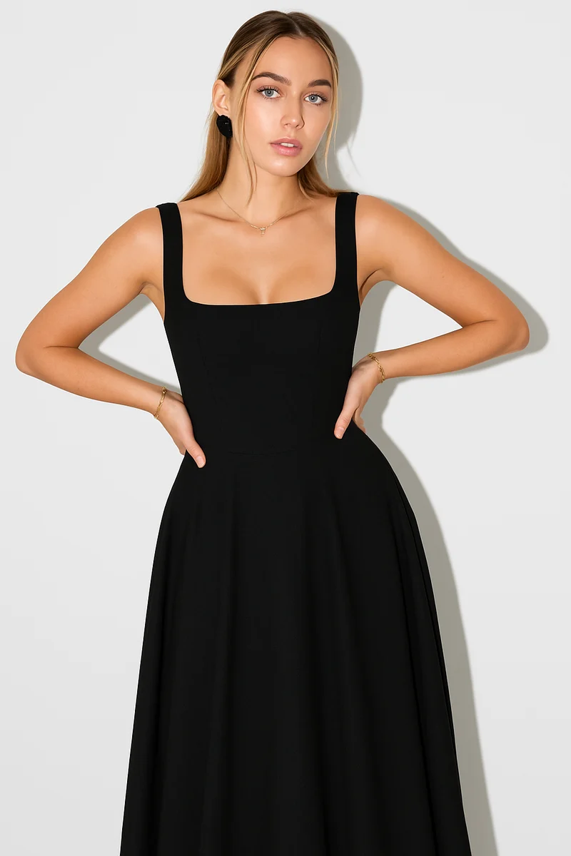 Helga – Elegantes A-Linien-Kleid für Damen