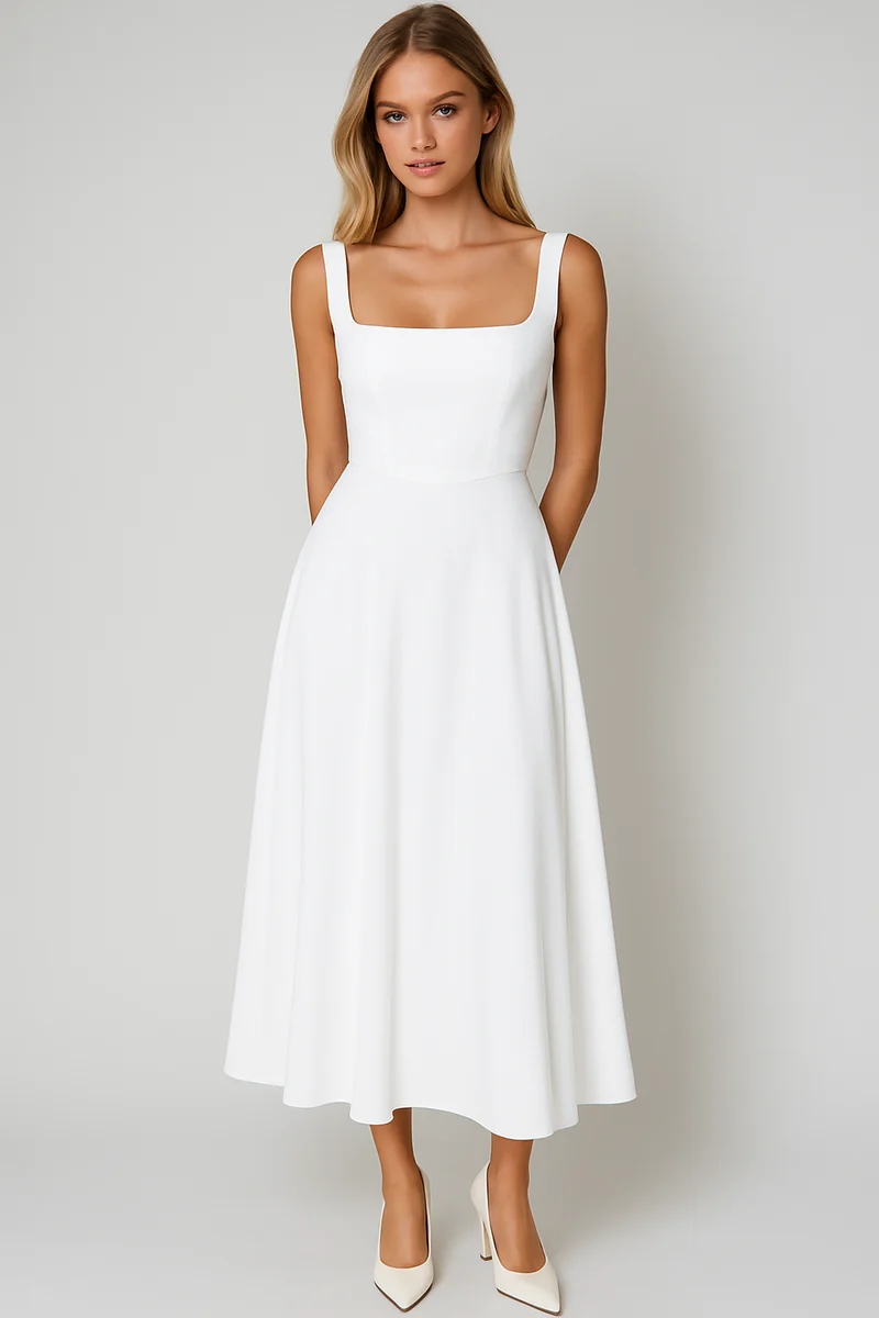 Helga – Elegantes A-Linien-Kleid für Damen