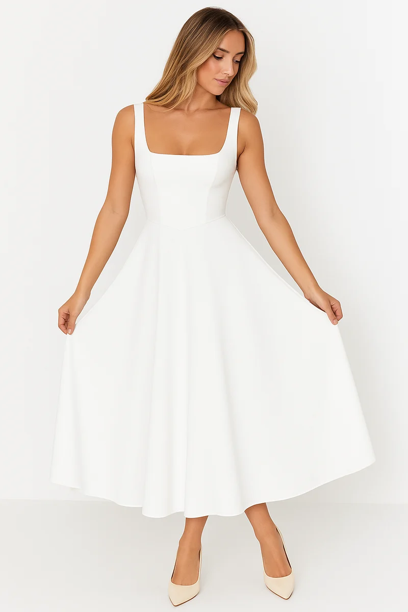 Helga – Elegantes A-Linien-Kleid für Damen