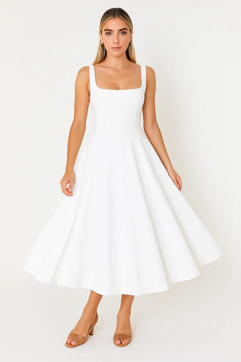 Helga – Elegantes A-Linien-Kleid für Damen