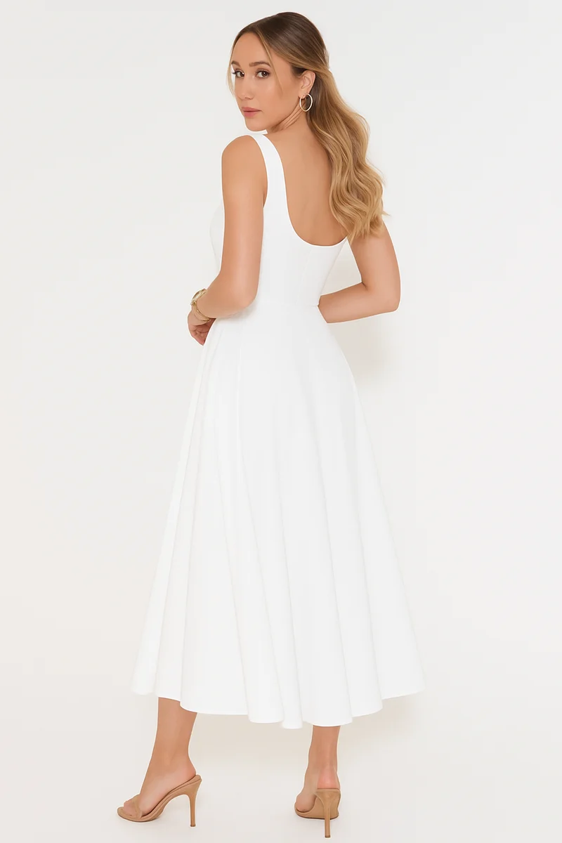 Helga – Elegantes A-Linien-Kleid für Damen