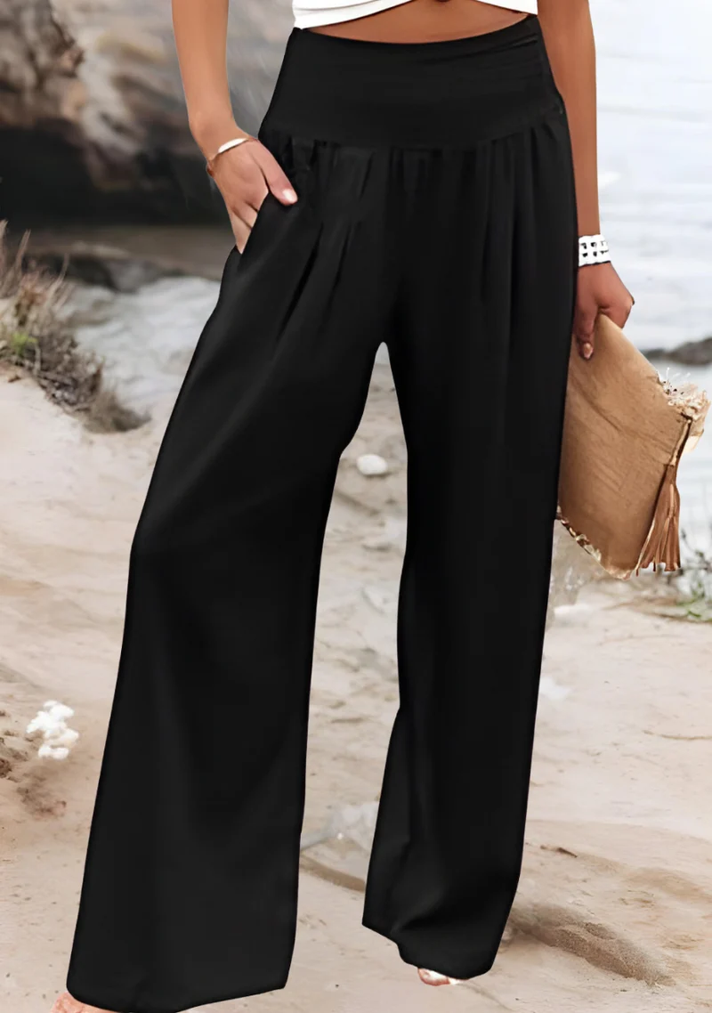Alina – Sommerhose für Damen mit weitem Bein