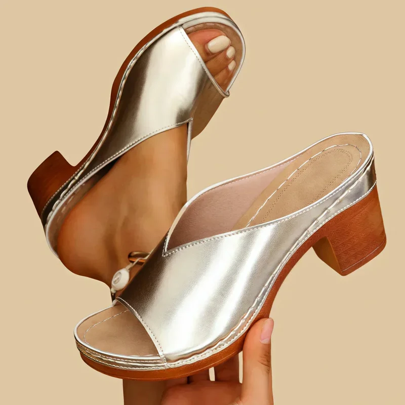 Yvonne – Damen Pumps mit offener Spitze