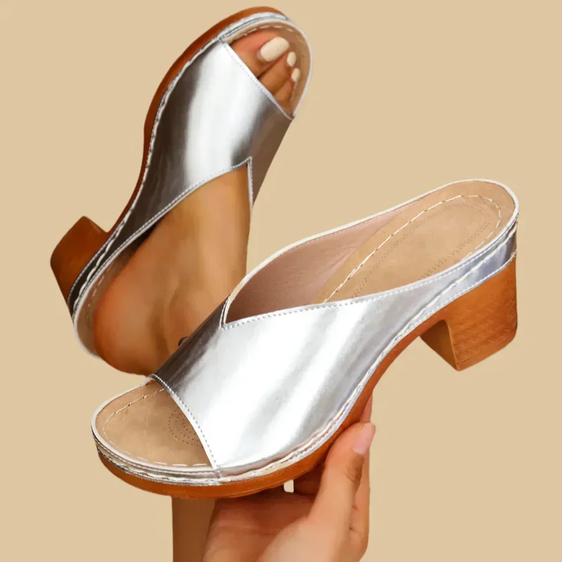 Yvonne – Damen Pumps mit offener Spitze