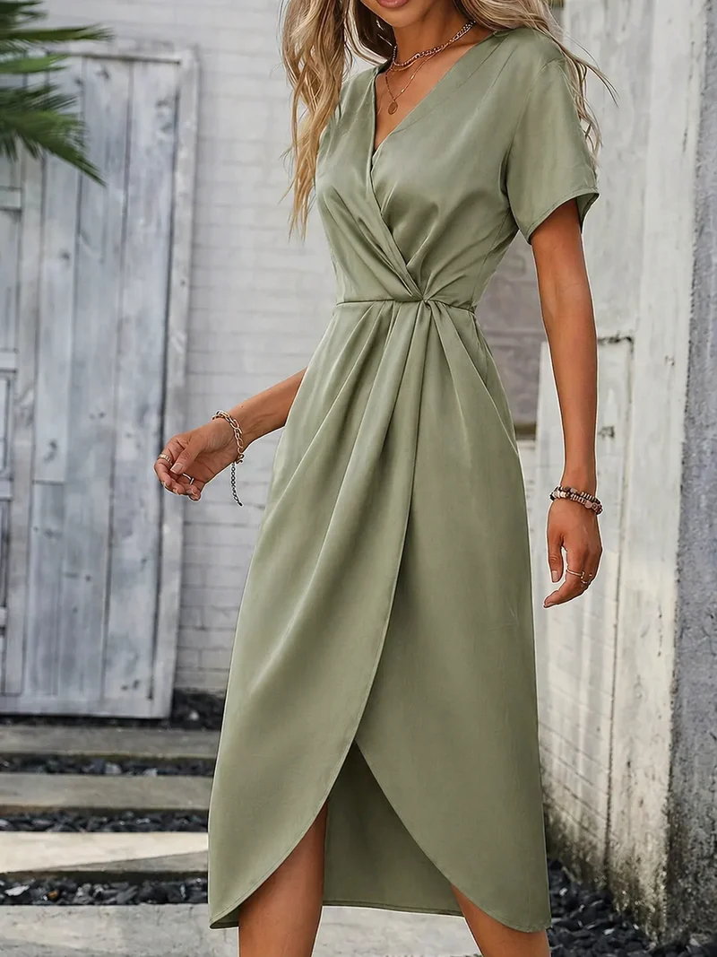 Sophia – Midi-Wickelkleid für Damen