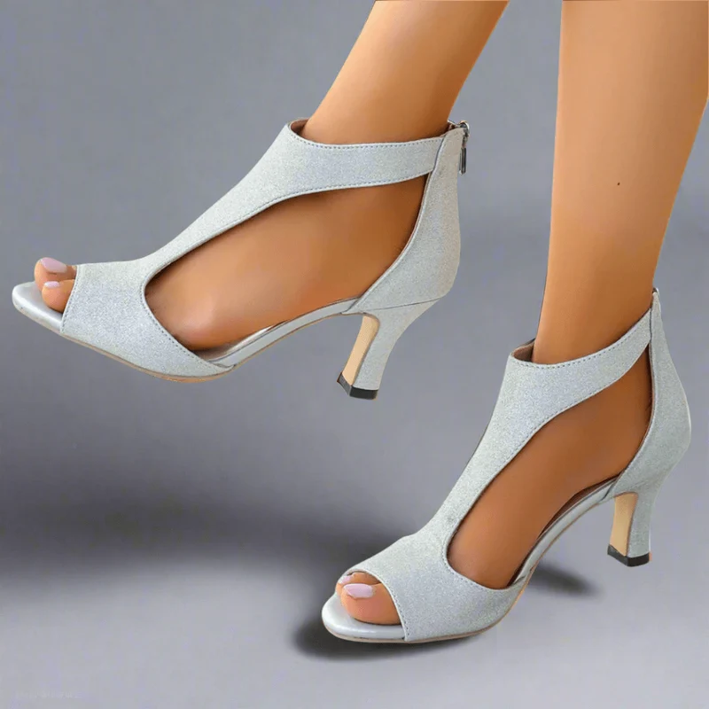 Clara – Damen-Pumps mit offener Spitze