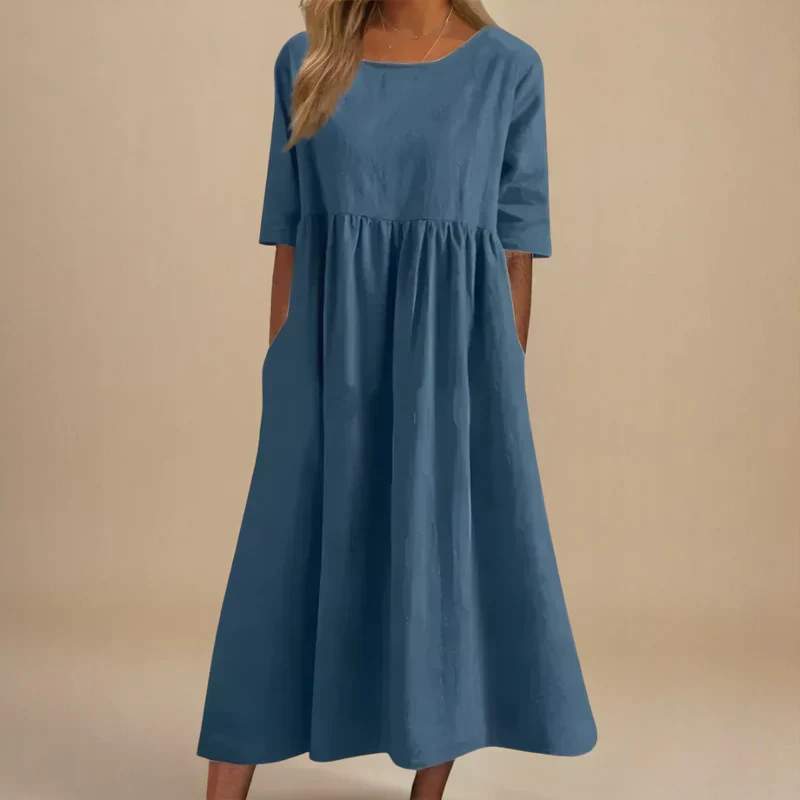 Charlotte – Lässiges Midi-Kleid für Damen