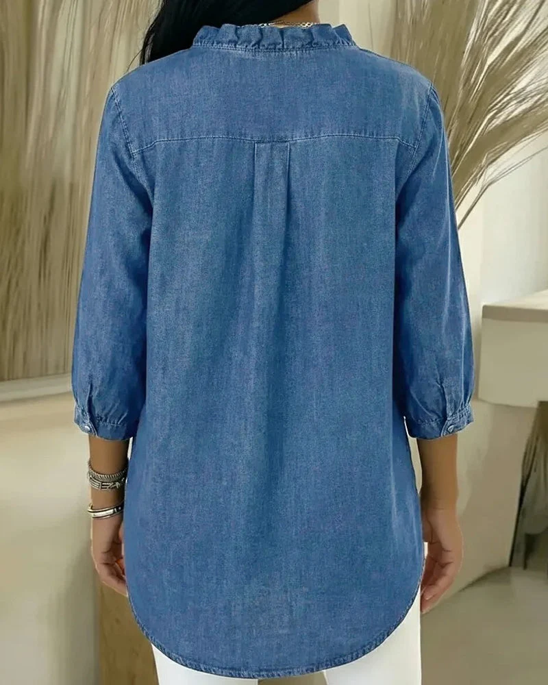 Bilma™ – Elegante Bluse mit Rüschendetails