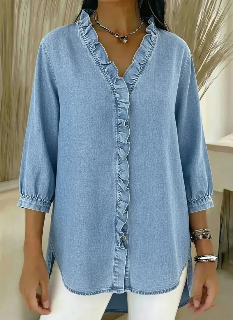 Bilma™ – Elegante Bluse mit Rüschendetails