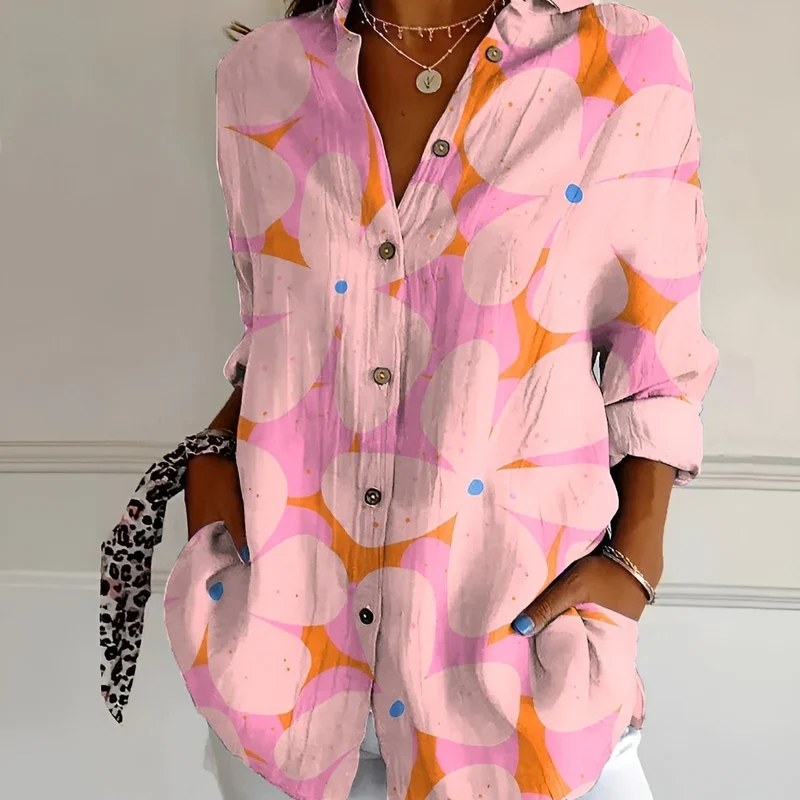Cerelia™ - Stilvolle Bluse mit Blumenmuster
