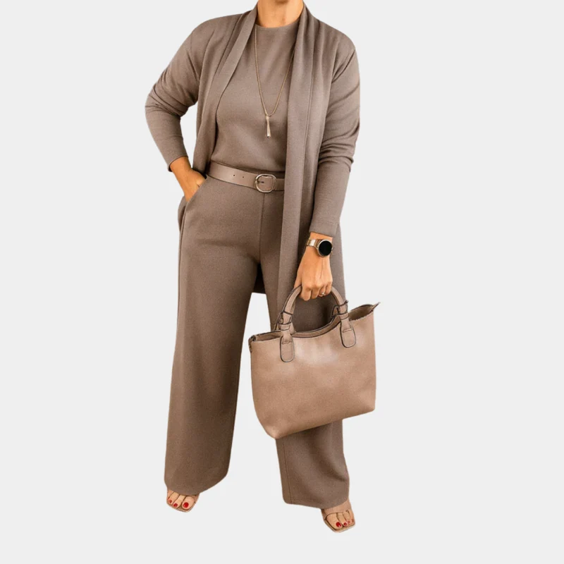 Elvy™ - Elegantes und Vielseitiges Dreiteiliges Damenset