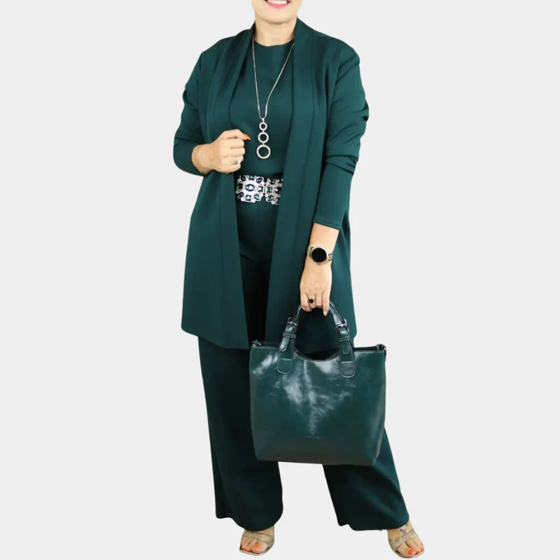 Elvy™ - Elegantes und Vielseitiges Dreiteiliges Damenset