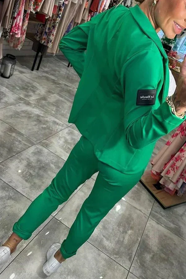 Zyora™ – Maßgeschneidertes Set mit Weichem Blazer und Lässigen Jogginghosen