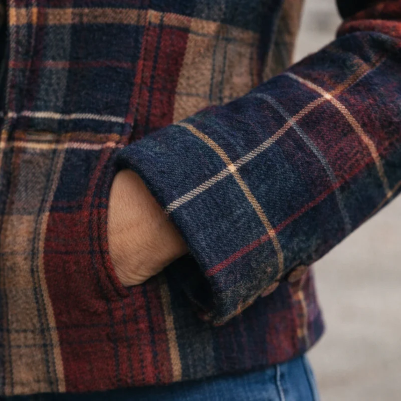 Aloma™ – Karierte Zwischenjacke mit Kragen