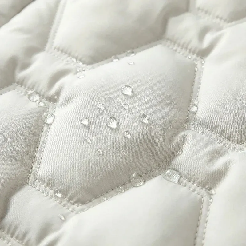 Gracia™ - Langer Daunenmantel mit Kapuze