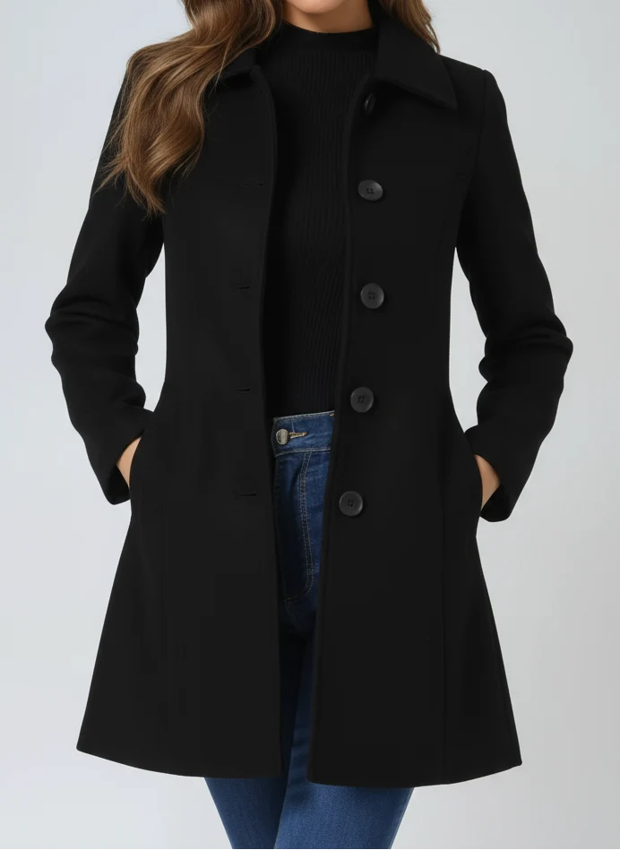 Leonila™ - Damen-Wintermantel mit Einem Knopf